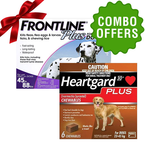 Frontline Plus + Heartgard Plus combo for Dog