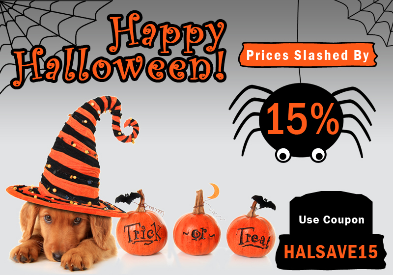 Huge Savings On Halloween- Prices Slashed By 15% On All Pet Supplies At ...